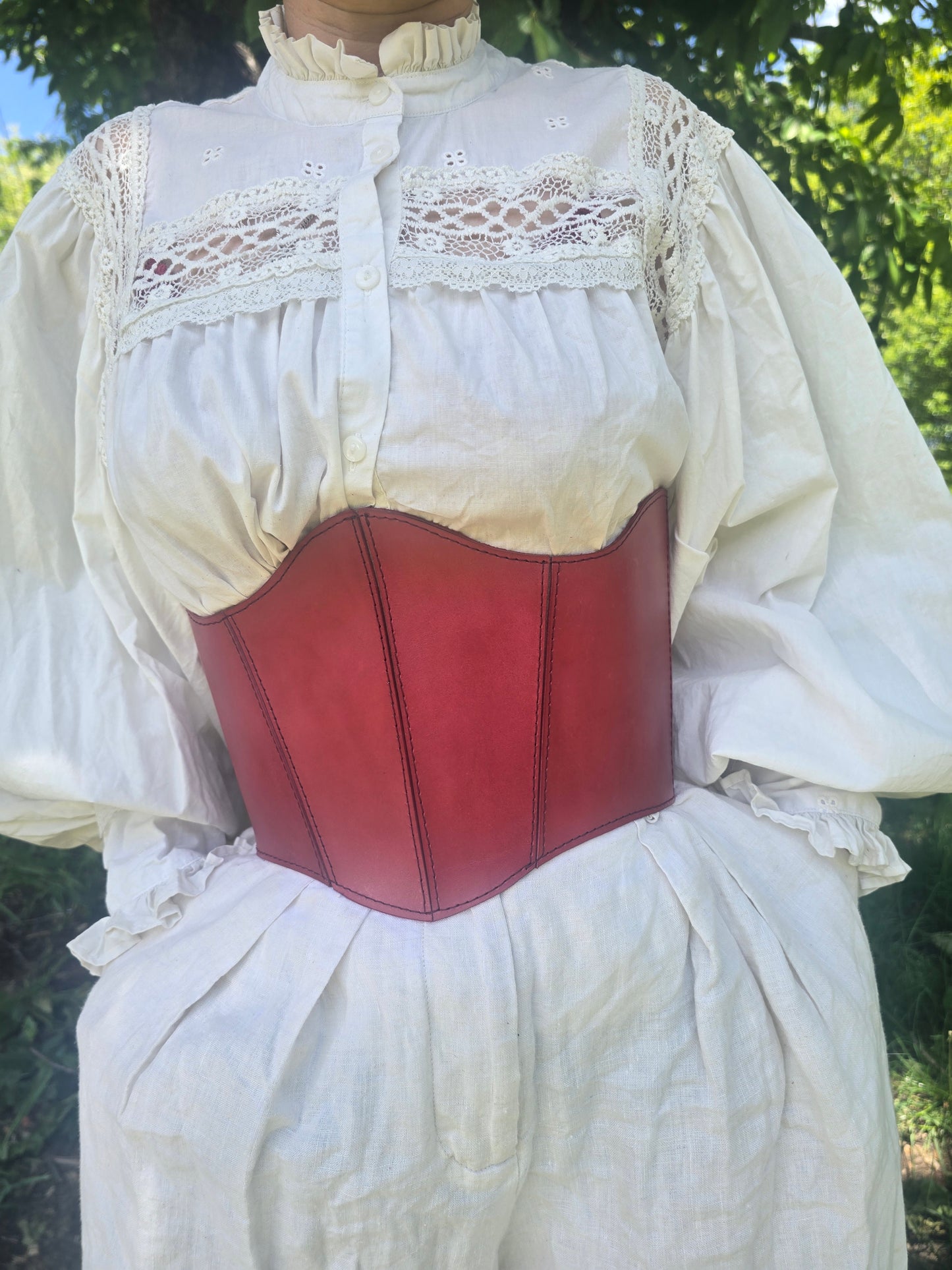 Corsé Underbust Burdeos – Edición Única